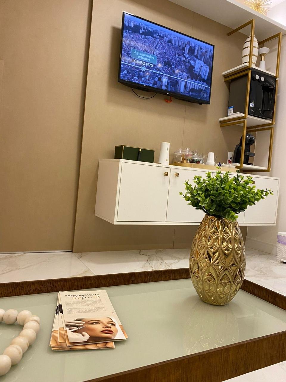 Sala do consultório odontológico